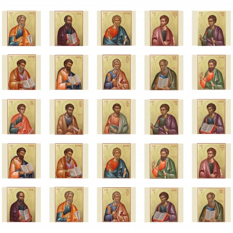 APOSTLE TIER ICON COLLECTION OF THE ICONOGRAPHER A.L.